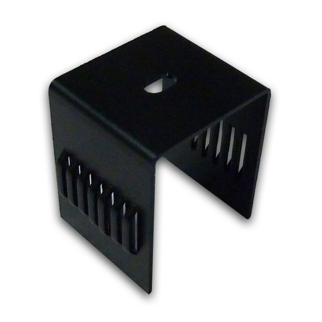 SS111 1.2" x 1" x1.3" Aluminum Black Heat Sink